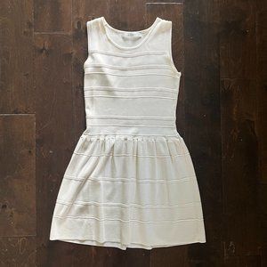 Boutique Dreamers Off White Ivory Cream Sleeveless Dress